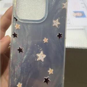 Starry Night Phone Case - Black and White